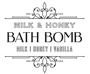 Bath Bomb - Milk & Honey with Vanilla